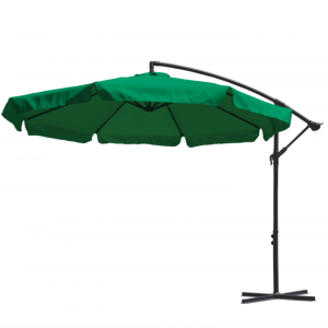 PARASOL OGRODOWY CZAPLA 2 ZIELONY 3M Z DUŻĄ CZASZĄ