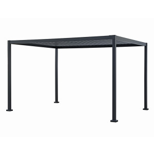 PERGOLA OGRODOWA 3X4X2.3M ALUMINIOWA ZE STALOWYM DACHEM