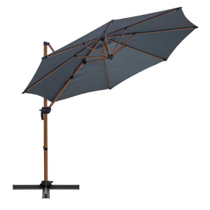 PARASOL OGRODOWY ROMA S NA WYSIĘGNIKU W KOLORZE ANTRACYTOWYM