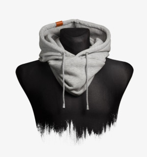 Hooded Loop (Heather) - Kapuzenschal, Schal, Loopschal - Manufaktur13