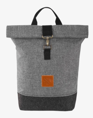 Roll-Top BackPack (Heather) - Rollrucksack, Rucksack, DayPack (grau)