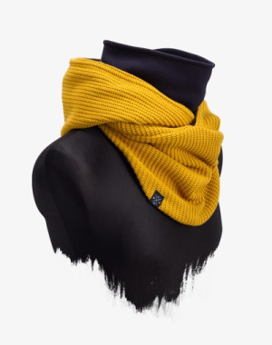 Hooded Loop (Mustard) - Kapuzenschal, Schal, Windbreaker