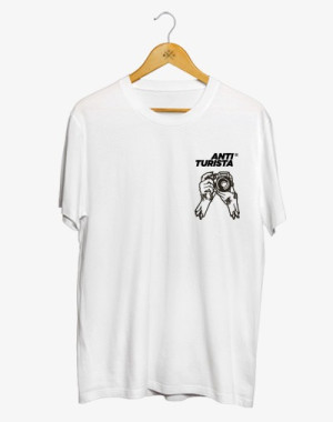 Anti Turista T-Shirt - Anti Tourismus Tee Shirt, 100% Baumwolle, M13