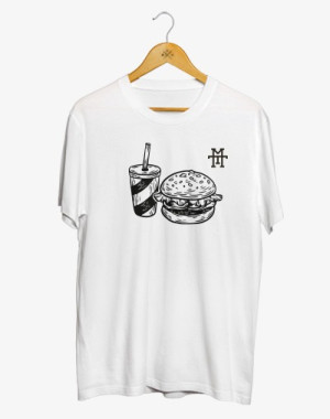 Eat Shit T-Shirt - Fastfood Tee Shirt, 100% Baumwolle, Casual