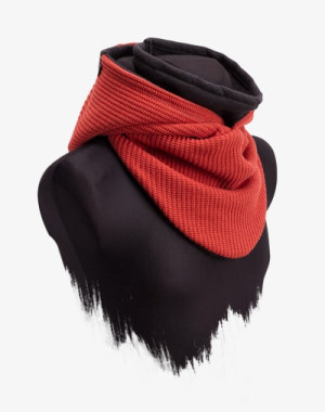 Hooded Loop (Cognac) - Kapuzenschal, Schal, Strick (Knit)