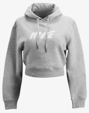M13 Crop Hoodie (Heather) - Damen / Frauen Bolero Pullover
