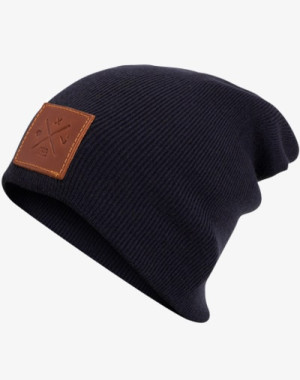 M13 Kids Slouch Beanie - Mütze, Strickmütze, Wollmütze Navy