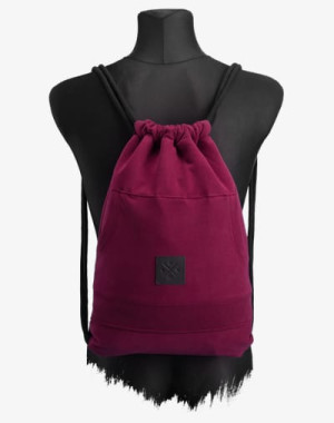 Hoodie Sports Bag - Turnbeutel / Sportbeutel (Vino) (M13)