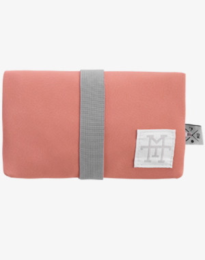 Tabaktasche - Drehbeutel für Tabak aus veganem Leder - Salmon (alt-rosa) (Manufaktur13)