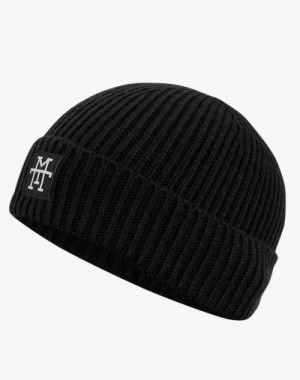Heavy Knit Beanie - Mütze / Strickmütze (Black) - Manufaktur13