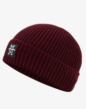 Heavy Knit Beanie - Mütze / Strickmütze (Vino) - Manufaktur13