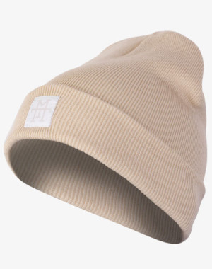 Rough Beanie / Mütze / Strickmütze in Beige (Sand)