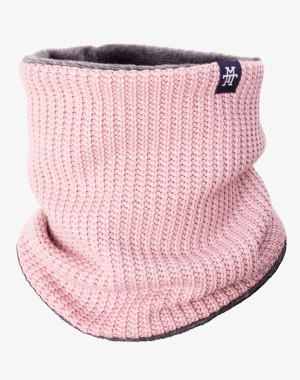 Knit Neckwarmer (Rosé) - Schlauchschal, Halstuch, Loopschal