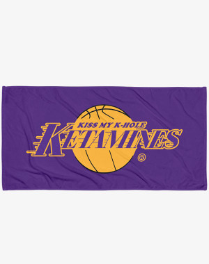 KETAMINES Basketball Team Towel - Handtuch, Badehandtuch, Strandtuch %sitename% %sep% Handcrafted with Love!