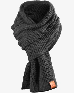 Rough Scarf (Asphalt) - Schal, Langschal, Strickschal - Manufaktur13