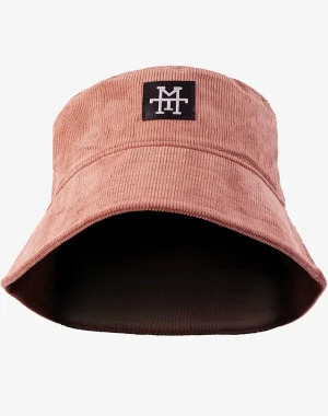 Cord Bucket Hat (Cognac) - Fischerhut, Anglerhut aus Cord- Manufaktur13