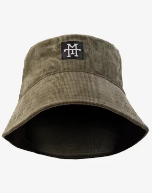 Cord Bucket Hat (Khaki) - Fischerhut, Anglerhut aus Cord- Manufaktur13
