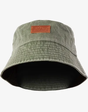 Denim Bucket Hat (Used Khaki) - Fischerhut, Anglerhut aus Vintage Denim - Manufaktur13