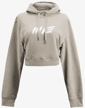 M13 Crop Hoodie (Stone) - Damen / Frauen Bolero Pullover
