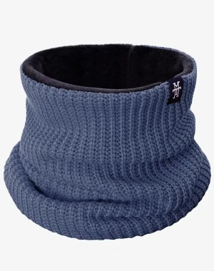 Knit Neckwarmer (Denim) - Schlauchschal, Halstuch, Loopschal