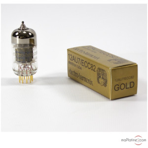 Tube audio double triode 12AU7-EH Gold Electro Harmonix