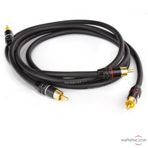 Câble de modulation Transparent Hardwired RCA - longueur 180 cm