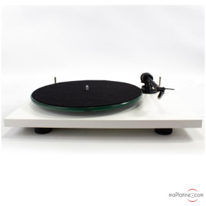 Platine vinyle manuelle Pro-Ject T1 EVO - couleur Blanc satin