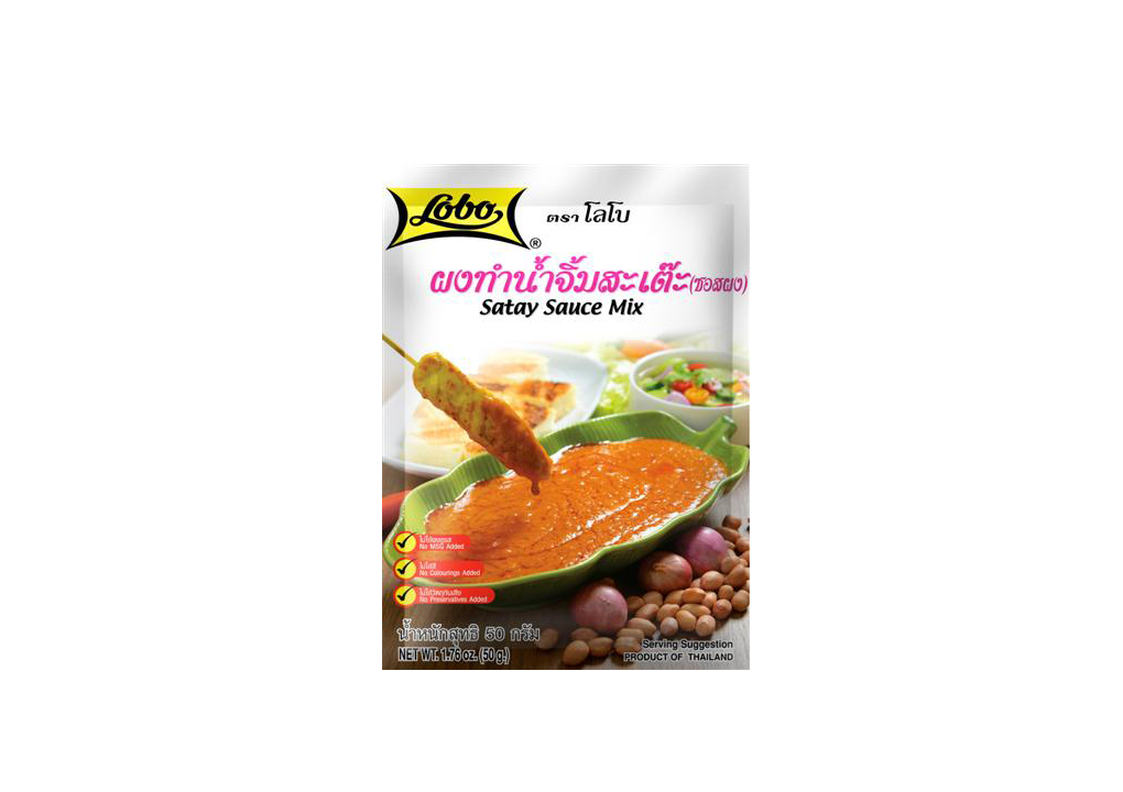 Baza do Pasty Orzechowej Satay (Satay Sauce Mix) 50g Lobo