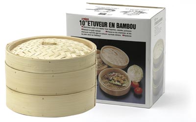 Sitka Bambusowe do Gotowania na Parze (Bamboo Steamer) Średnica 15cm