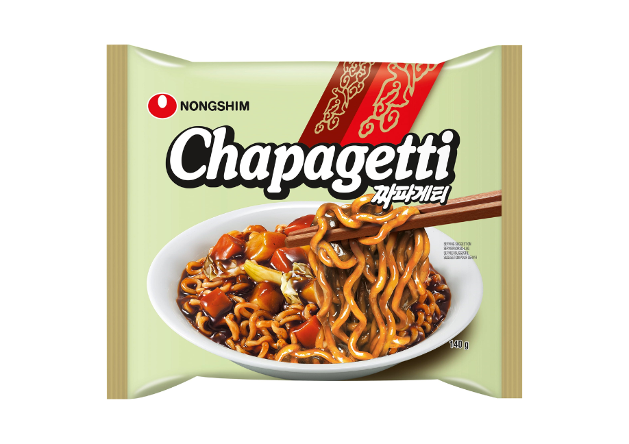 Chapagetti instant danie koreańskie noodles w sosie chajang 140g | Nongshim