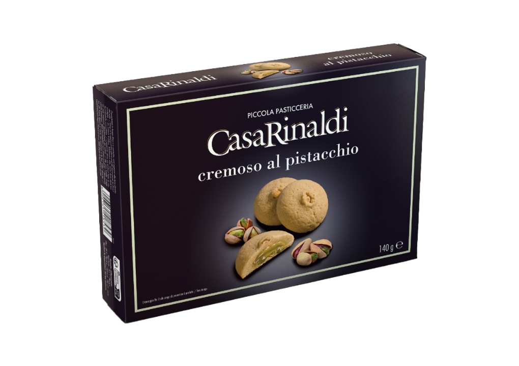 Ciastka Cremoso z  Kremem Pistacjowym 140g Casa Rinaldi