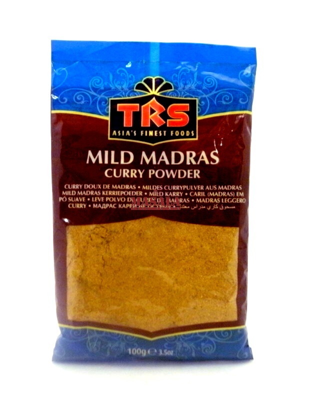 Curry Madras Łagodne w Proszku (Mild Madras Curry Powder) 100g TRS