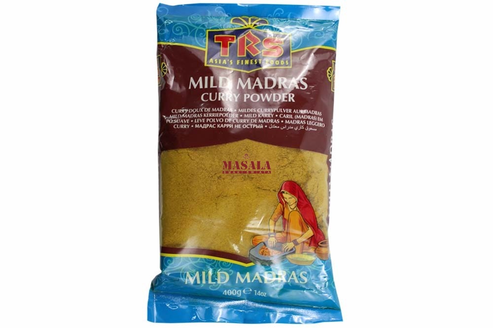 Curry Madras Łagodne w Proszku (Mild Madras Curry Powder) 400g TRS