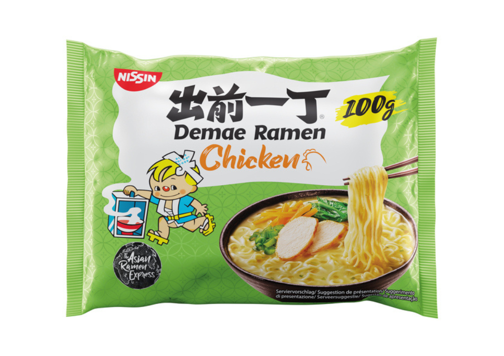 Demae Ramen o smaku kurczaka 100g Nissin