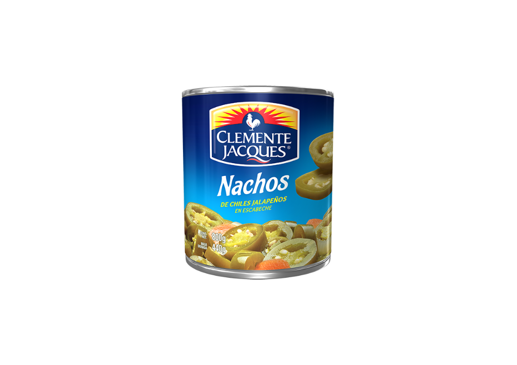 Jalapeno Krojone Nacho 800g Clemente Jacques