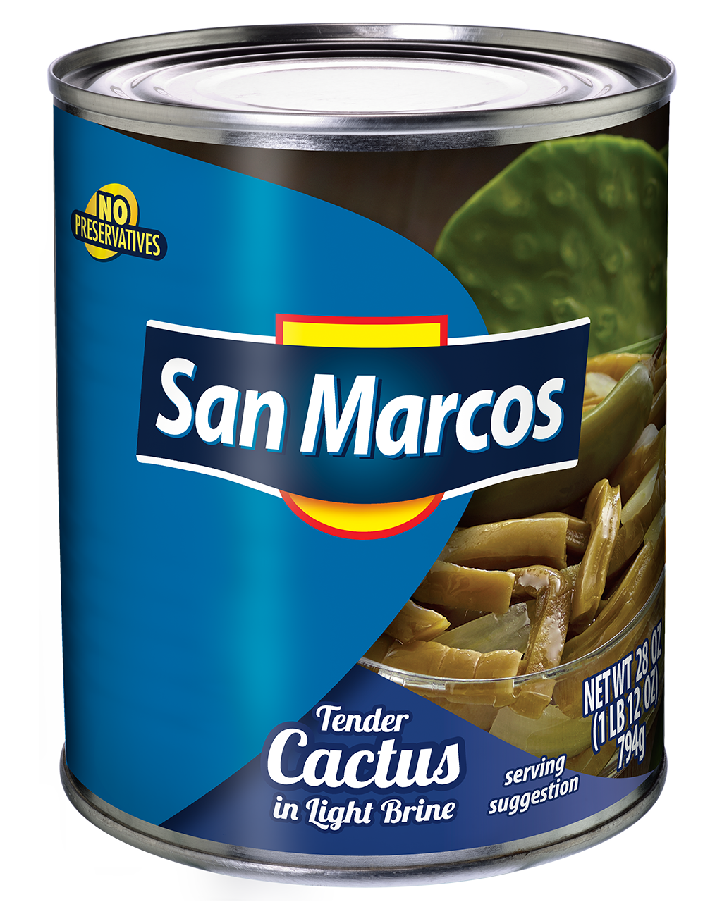 Kaktus Krojony (puszka) 800g San Marcos