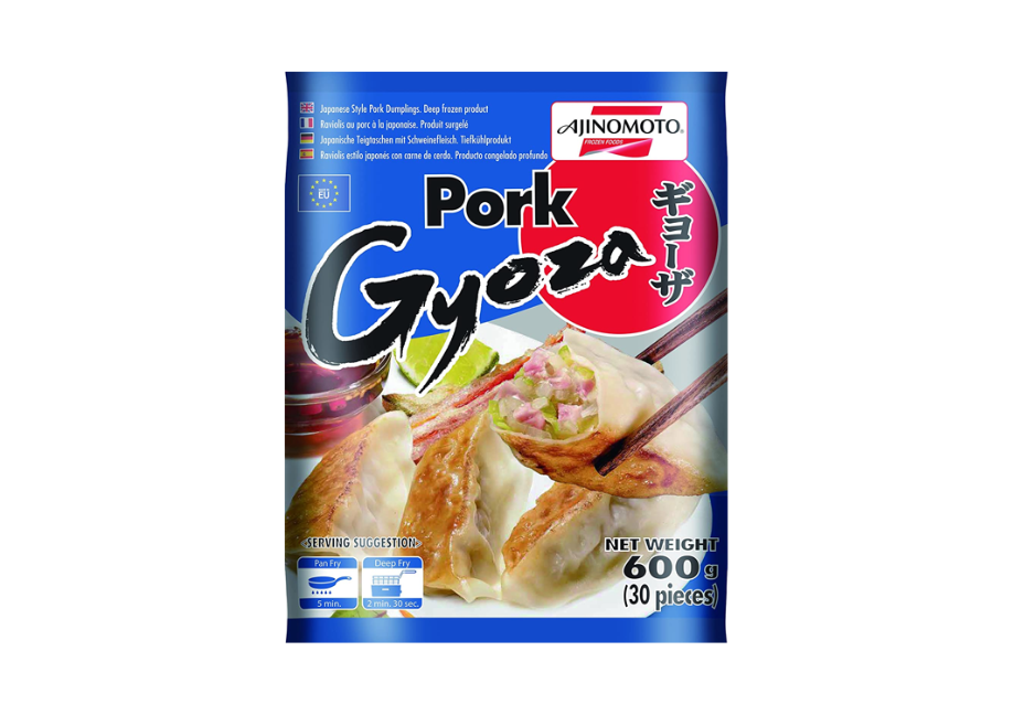 Pierogi Gyoza z Wieprzowiną i warzywami 600g / 30 szt. Ajinomoto [PRODUKT MROŻONY]