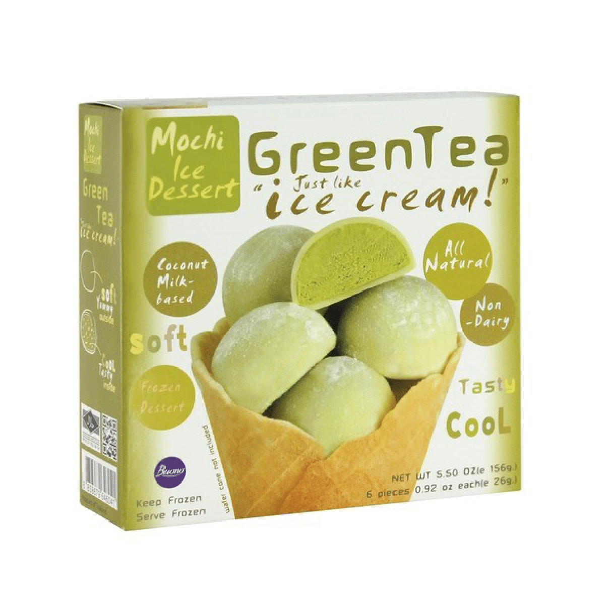 Lody Mochi o smaku zielonej herbaty 156g Buono [PRODUKT MROŻONY]