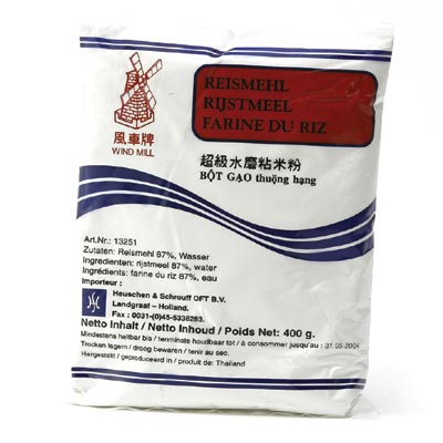 Mąka Ryżowa (Rice Flour) 400g Windmill / Cock Brand