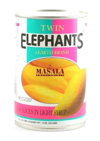 Mango Krojone w Lekkim Syropie 425g Twin Elephant