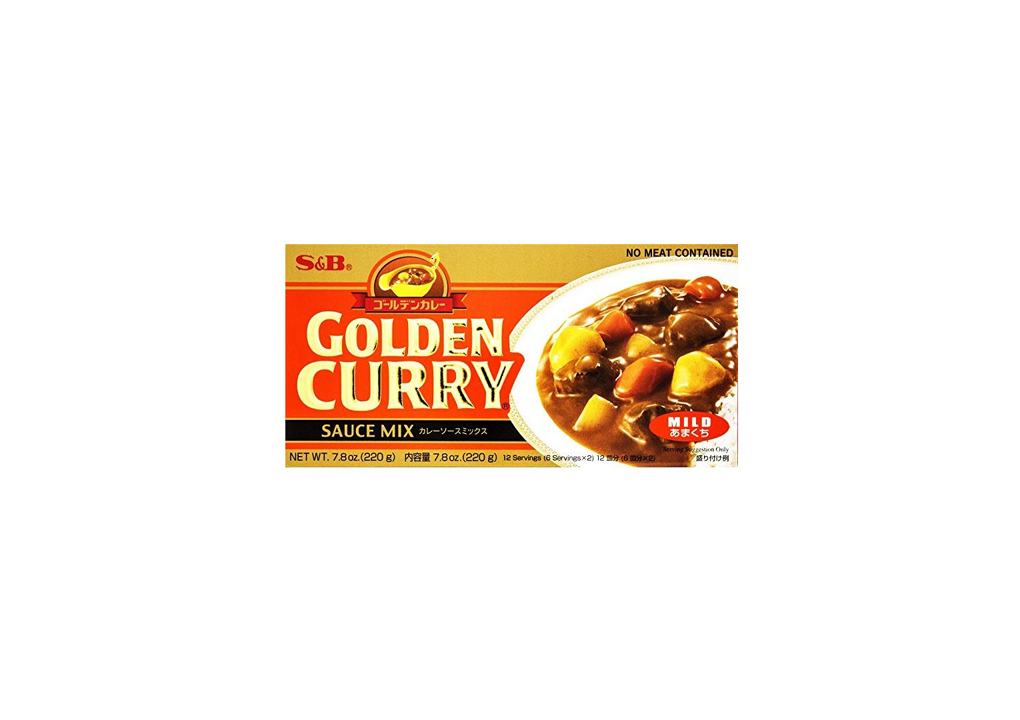 Mieszanka Przypraw w Kostce do Łagodnego Japońskiego Curry (Golden Curry Mild) 100g S&B