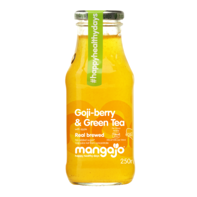 Napój o Smaku Zielonej Herbaty z Jagodami Goji (Goji-Berry & Green Tea) 250ml MangaJo