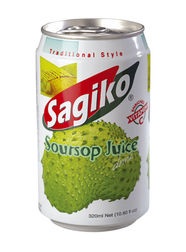 Napój tropikalny - Soursop Juice (Tropical Drink - Soursop) 320ml Sagiko