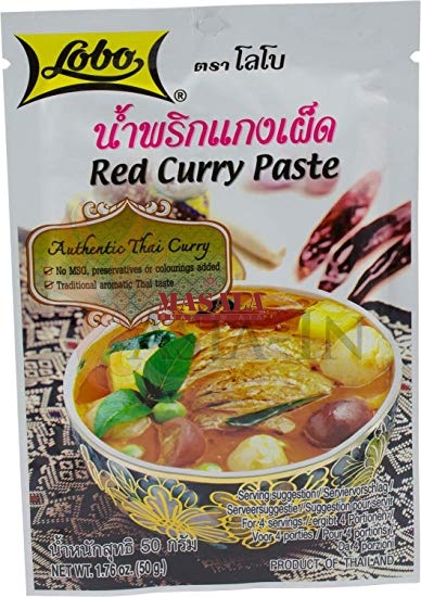 Pasta Curry Czerwona 50g Lobo