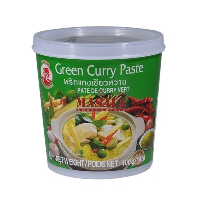 Pasta Curry Zielona (Green Curry Paste) 400g Cock Brand