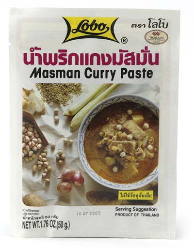 Pasta Masman / Massaman / Matsaman Curry 50g Lobo