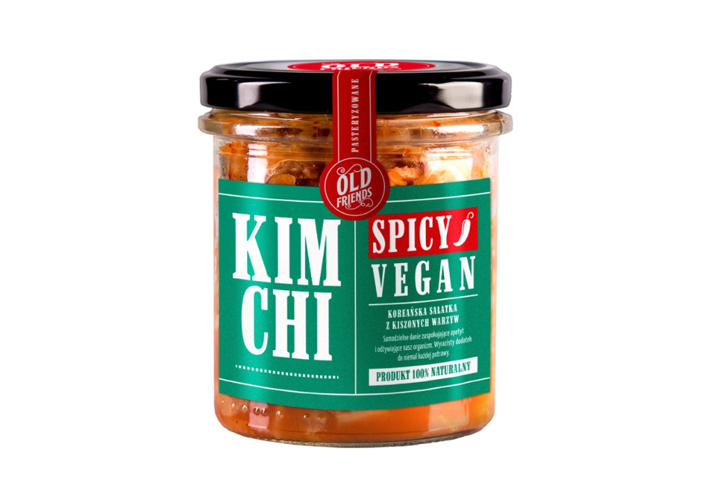 Pasteryzowane Oldfriends KIMCHI Vegan (SPICY) 280g