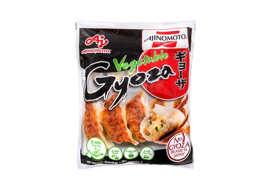 Pierogi Gyoza warzywne wegetariańskie 600g / 30 szt  Ajinomoto [PRODUKT MROŻONY]