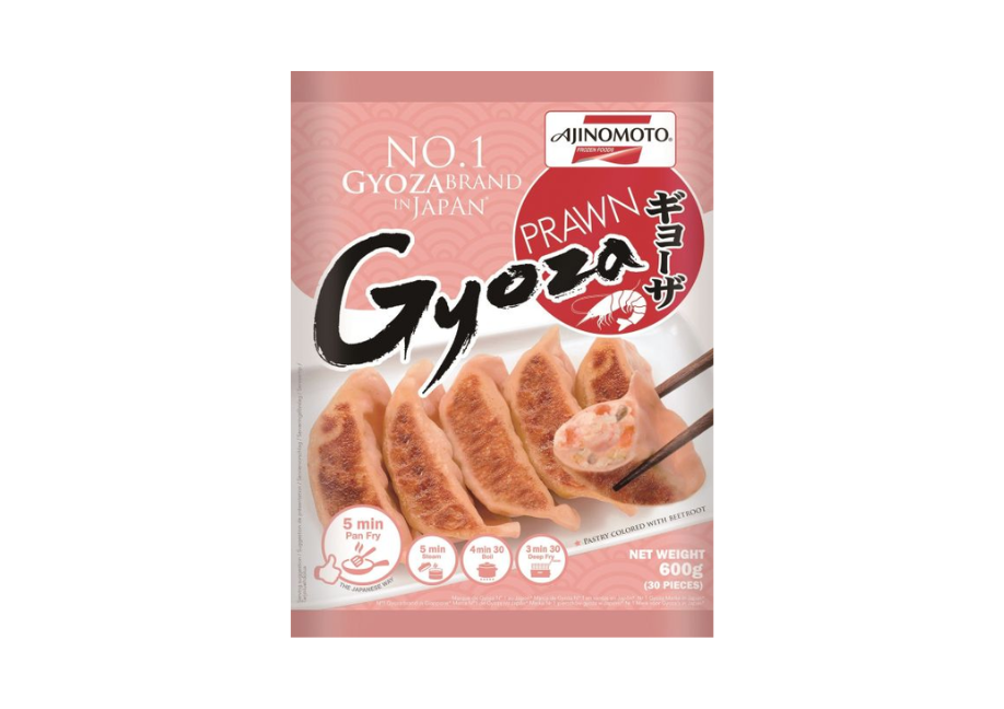 Pierogi Gyoza z Krewetkami 600g / 30 szt. Ajinomoto [PRODUKT MROŻONY]