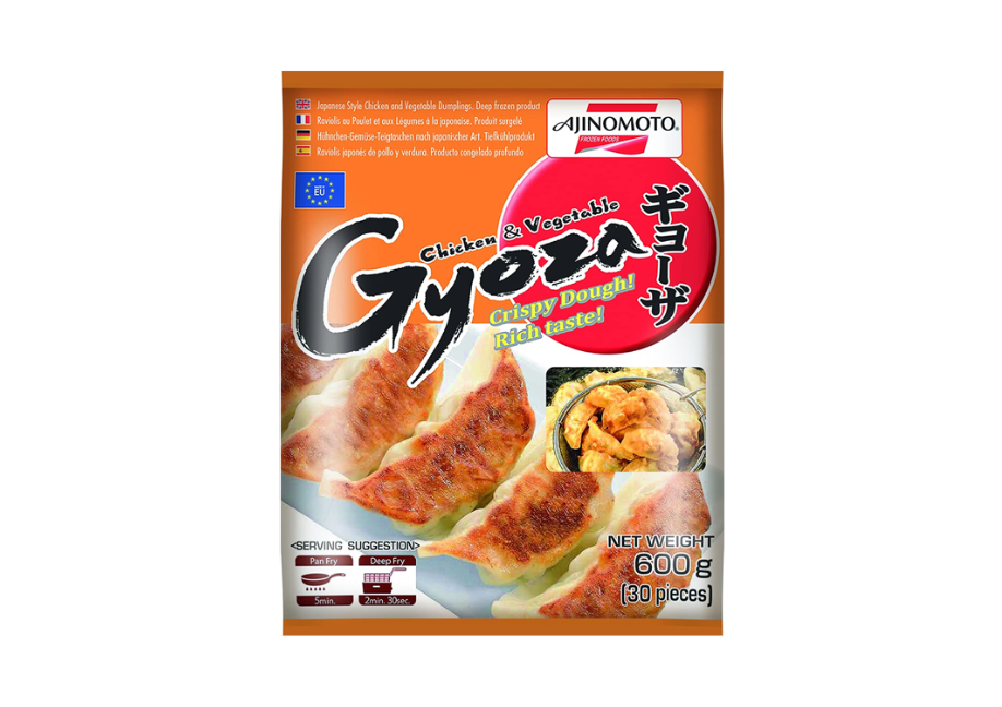 Pierogi Gyoza z Kurczakiem i Warzywami 600g / 30 szt. Ajinomoto [PRODUKT MROŻONY]